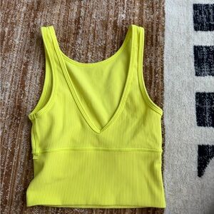lululemon athletica Yellow Tank Top